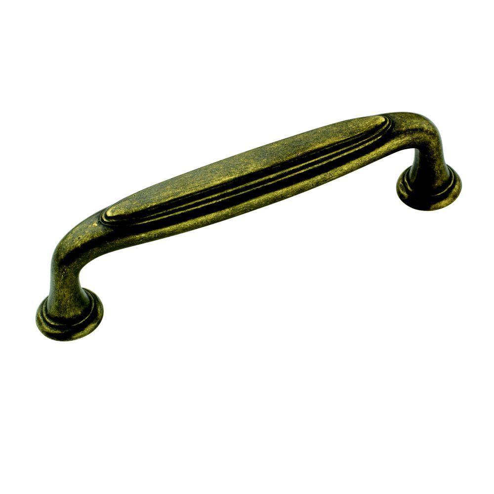 Richelieu Hardware Traditional 33/4 in. Burnished Brass Pull