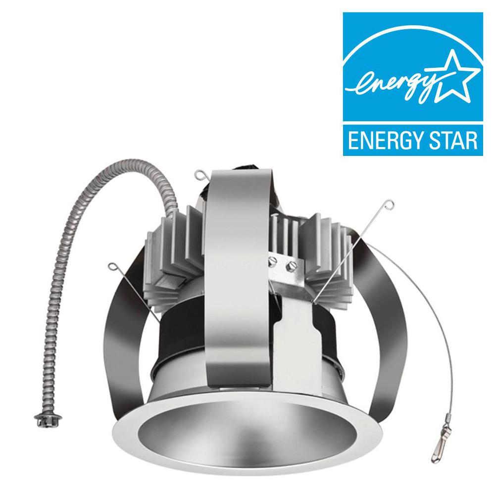 Lithonia Lighting 8 In Recessed Silver Led Retrofit Downlight Lithonia Lighting 8 In Recessed Silver Led Retrofit Downlight Housing