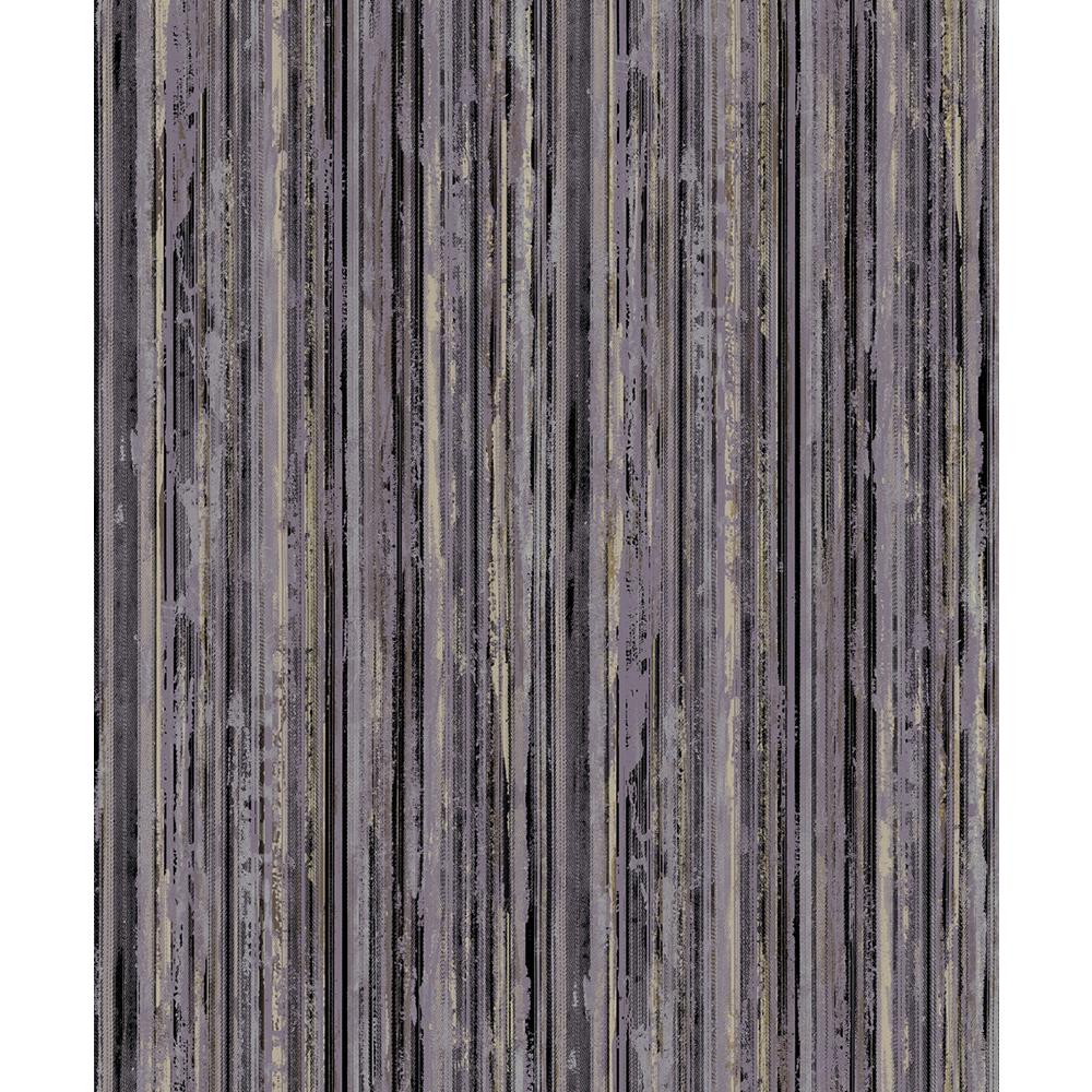 No Additional Features Free Shipping Black Wallpaper Home Savanna Black Stripe Wallpaper Sample
