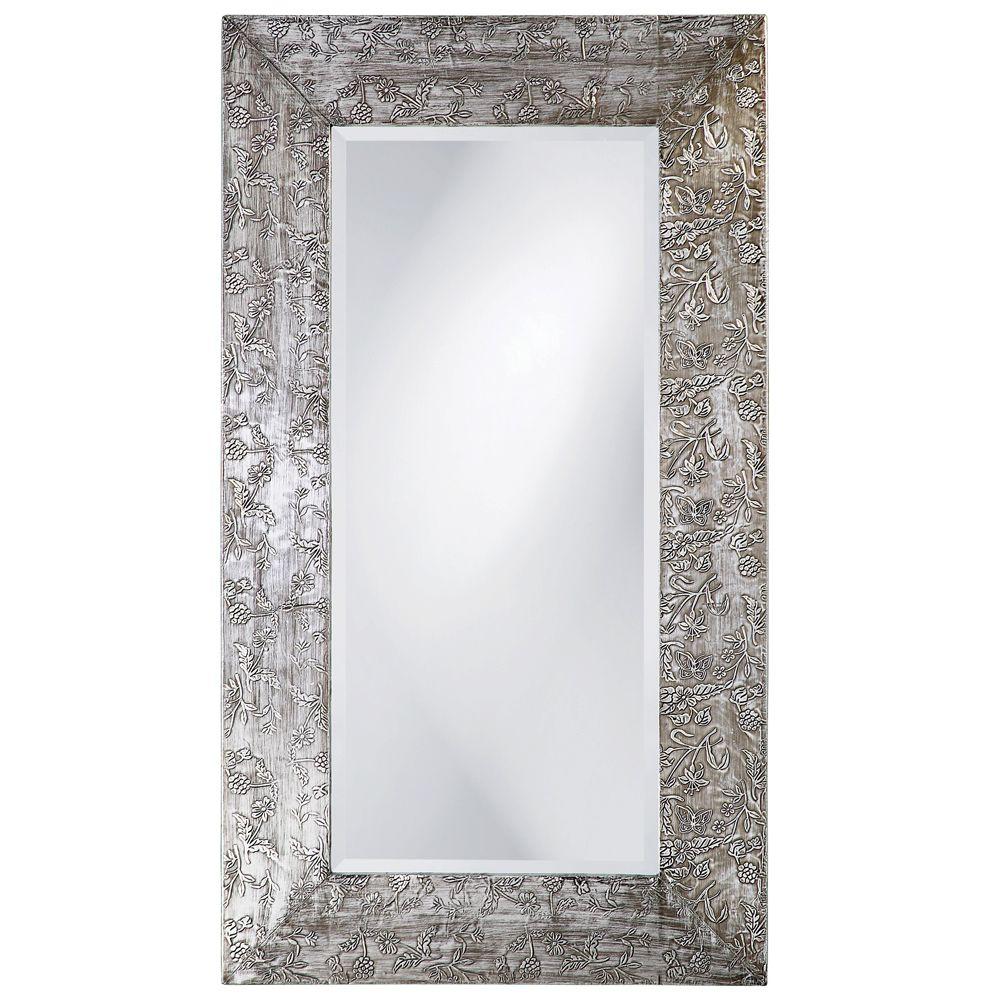 Howard Elliott Collection 36 in. x 24 in. x 1 in. Brushed Nickel ...