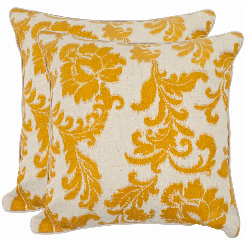 Safavieh Aubrey Printed Patterns Pillow 2 Pack Pil836a 1818 Set2