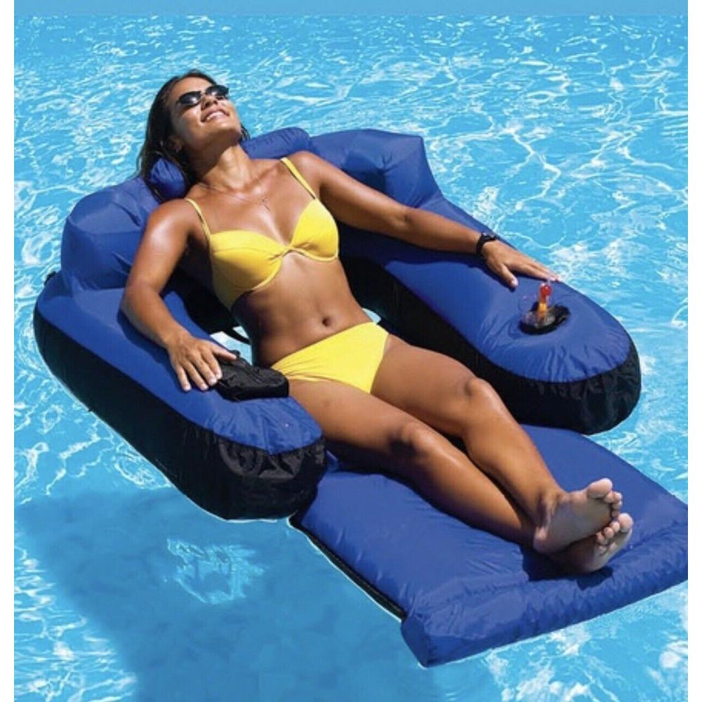 inflatable pool with cup holders