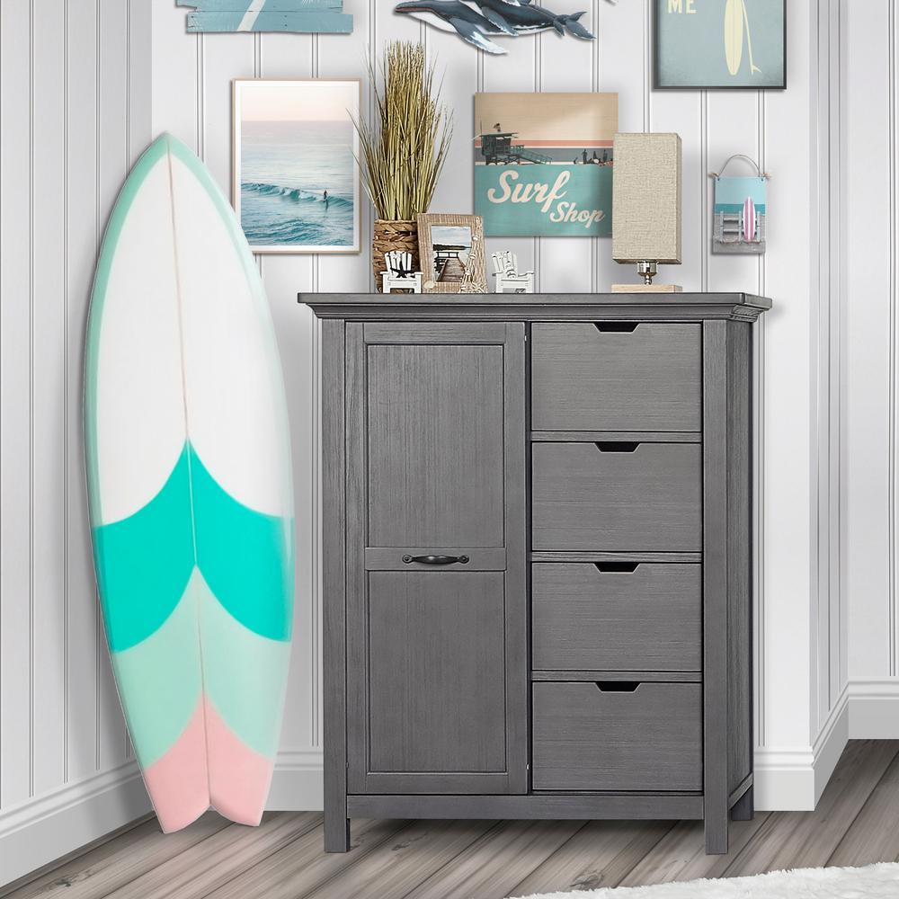 evolur belmar double dresser rustic grey