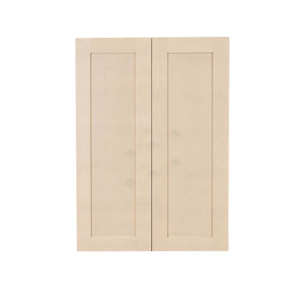 Lifeart Cabinetry Lancaster Shaker Assembled 30x42x12 In Wall
