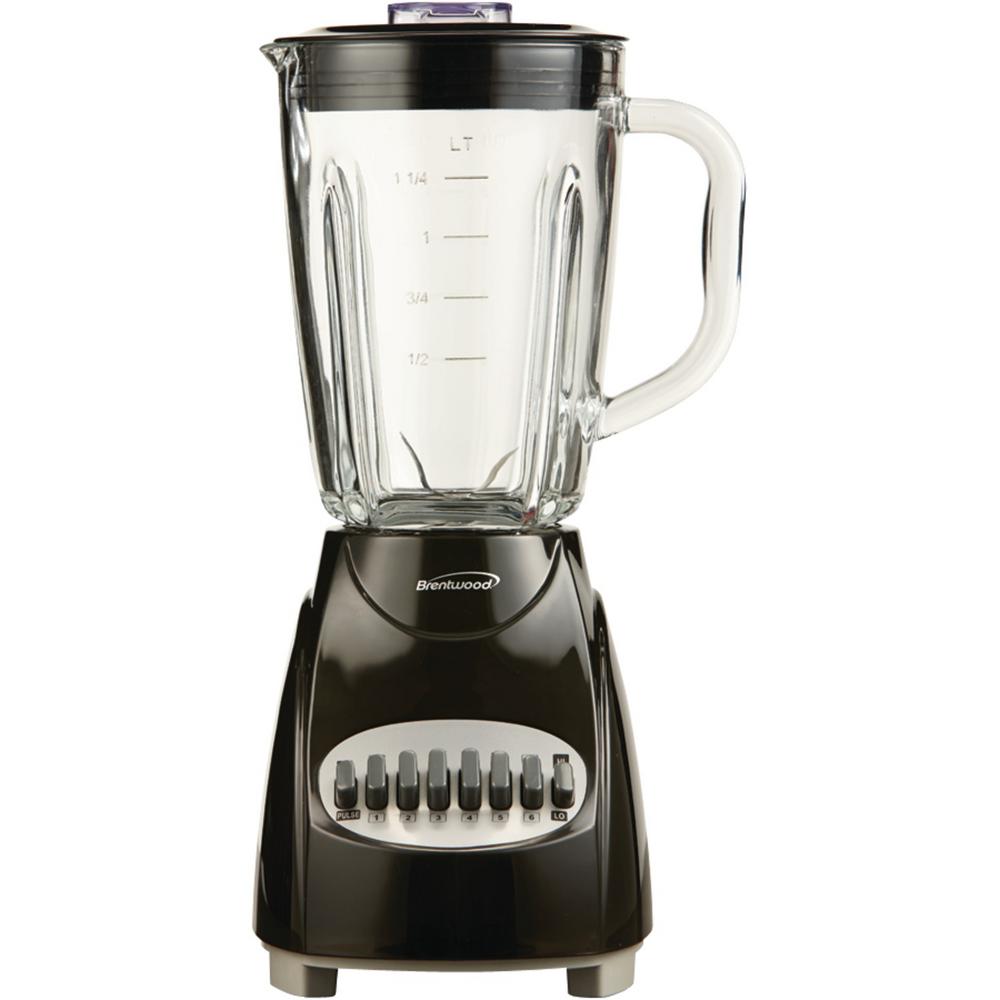 BLACK+DECKER 40 oz. 10Speed Black Countertop Blender with 5Cup Glass