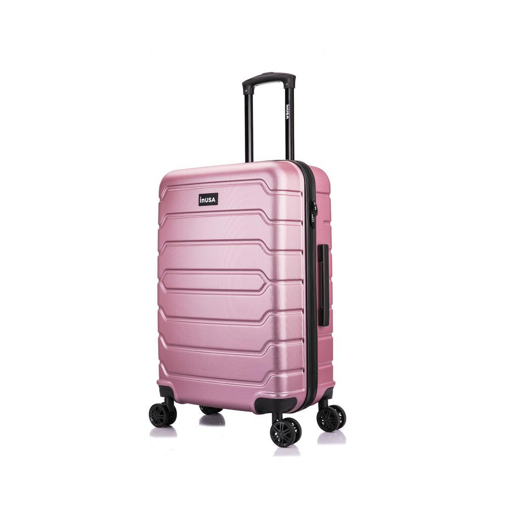 lightweight pink suitcase