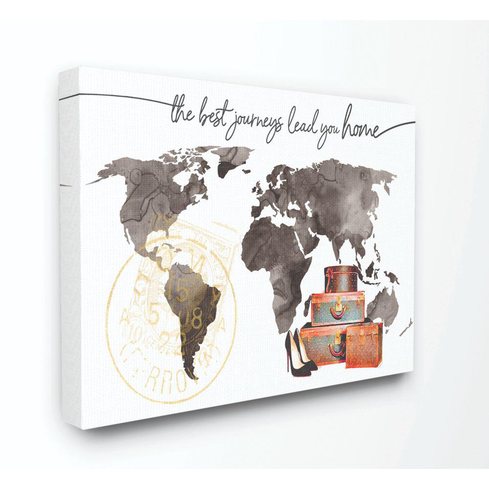 The Stupell Home Decor Collection 16 In X 20 In World Map The