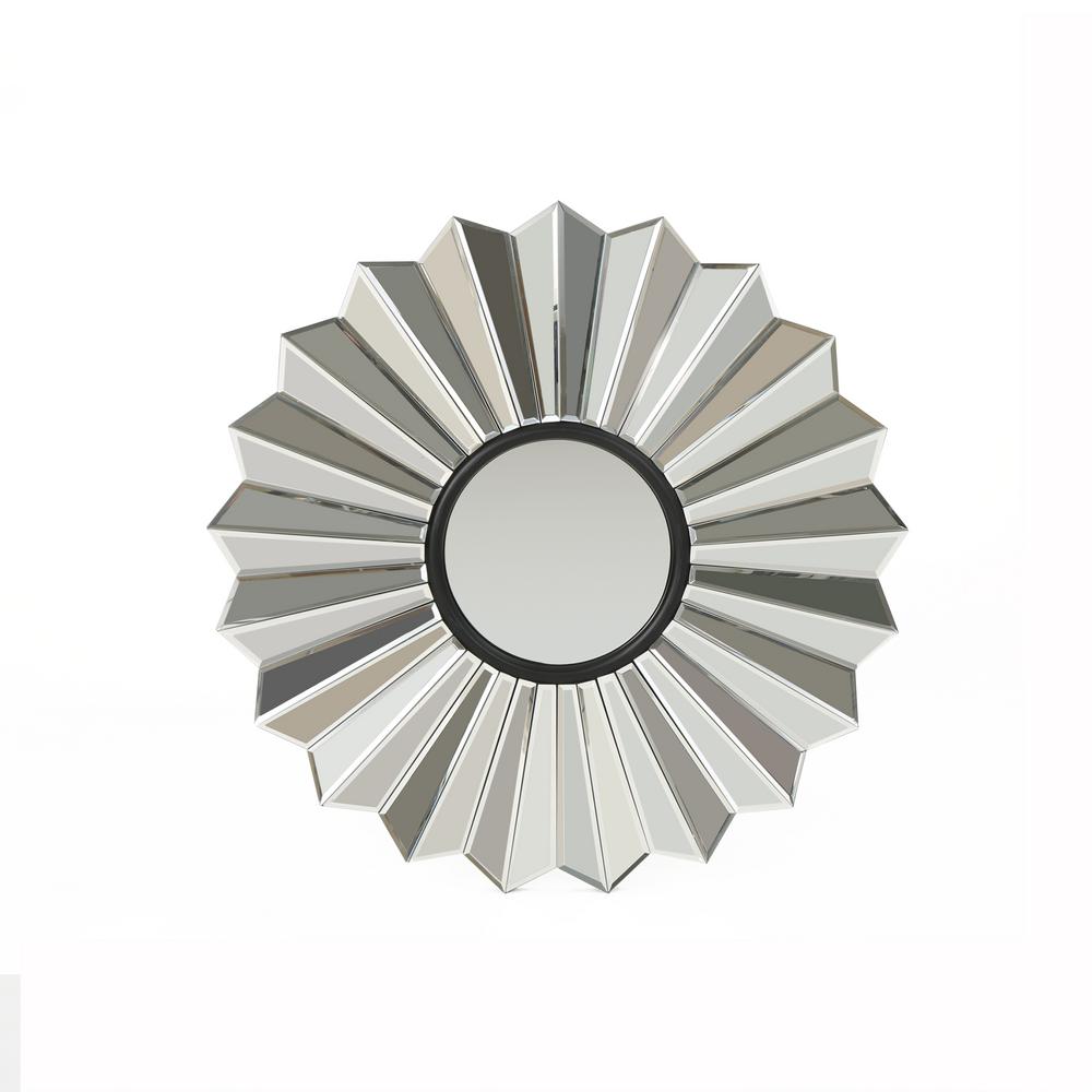 Jacques 31 In X Glam Flower Shaped Wall Mirror 41720 The Glam Flower Shaped Wall Mirror