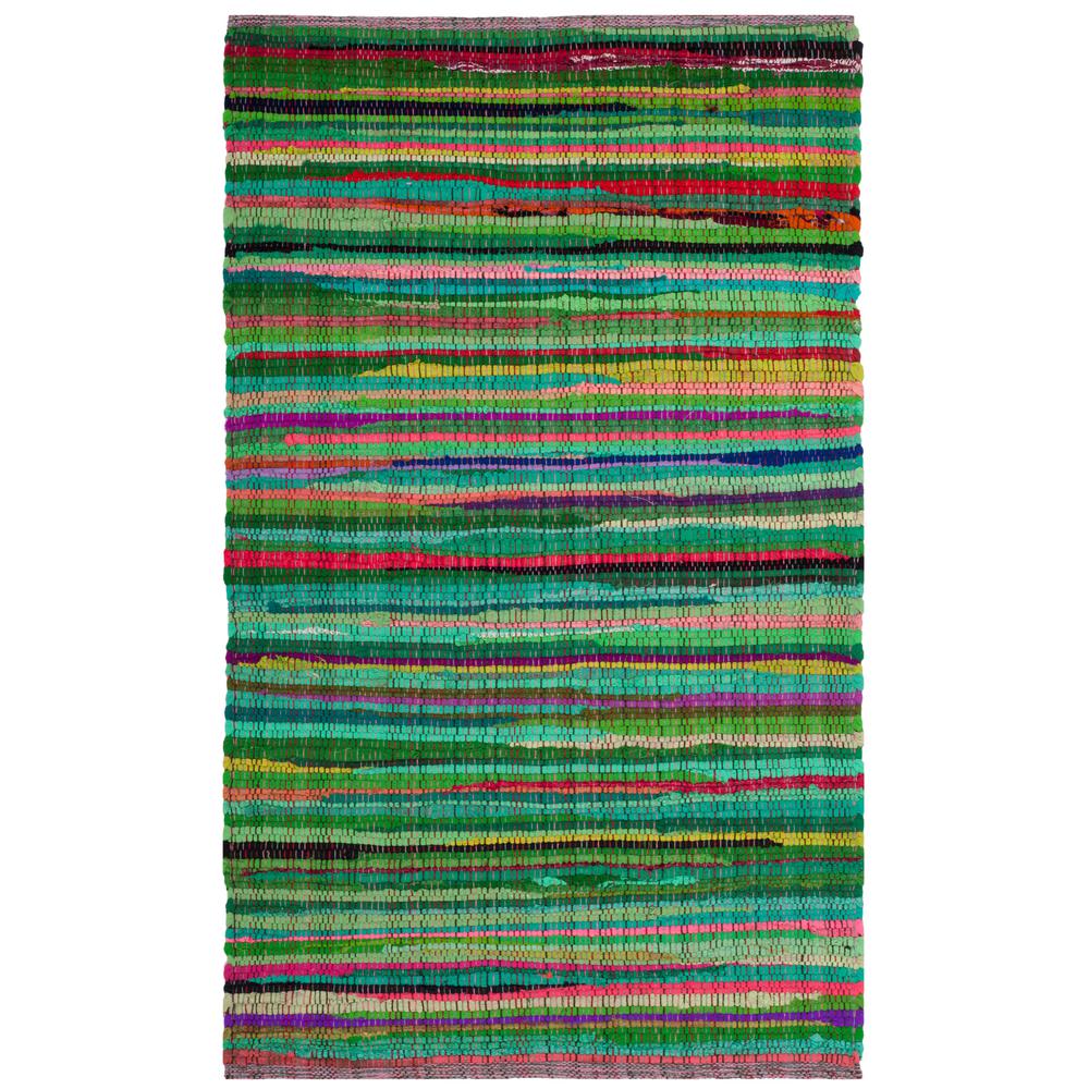 Safavieh Rag Rug Green/Multi 2 ft. 6 in. x 4 ft. Area RugRAR240E24