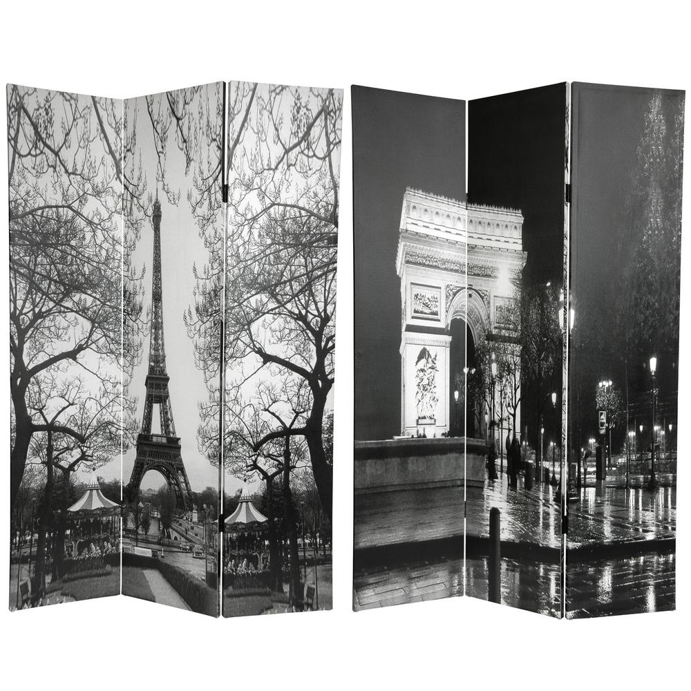 6 ft. Printed 3Panel Room DividerCANPARIS2 The Home Depot
