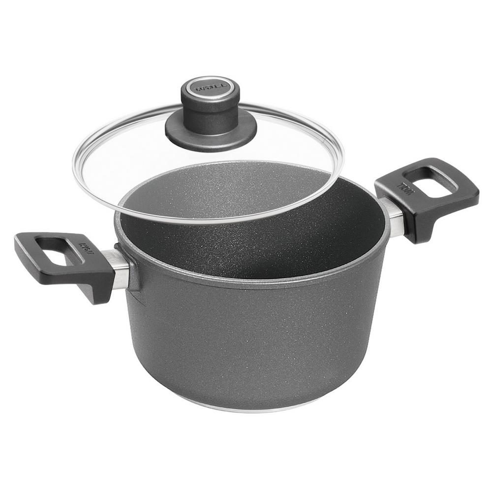 Titanium NOWO 3.2 Qt. NonStick Covered Stockpot in Cast Aluminum