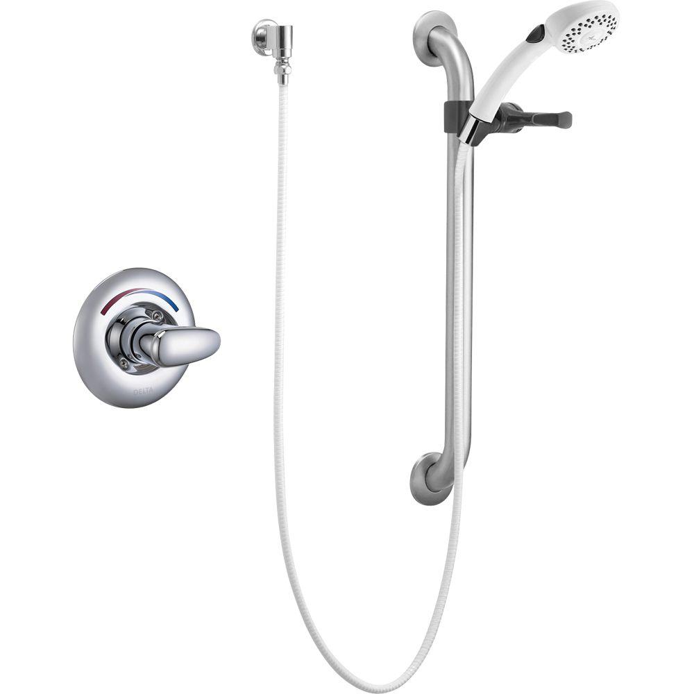 Delta Core Universal 1Handle Shower Faucet Trim Kit in Chrome (Valve