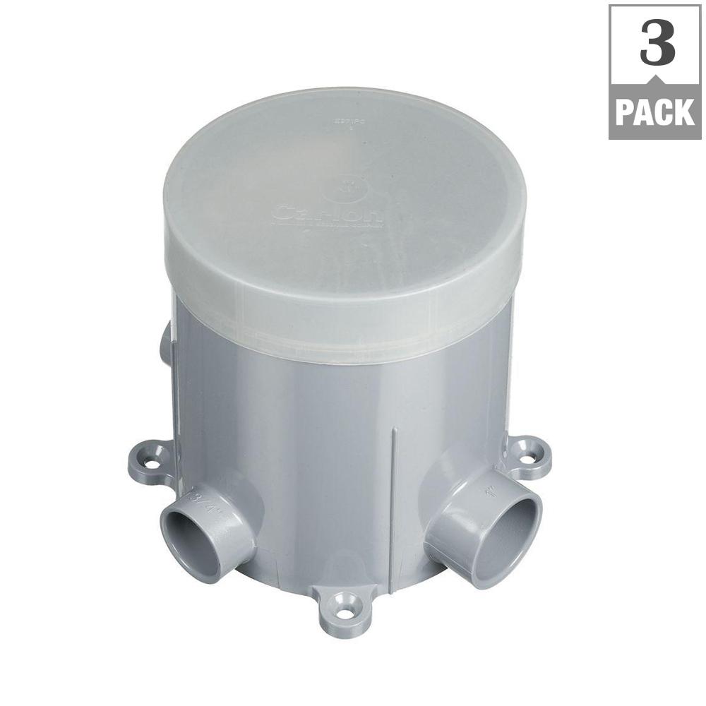 Carlon 90 Cu In Non Metallic Floor Box Base Case Of 3 E971fb
