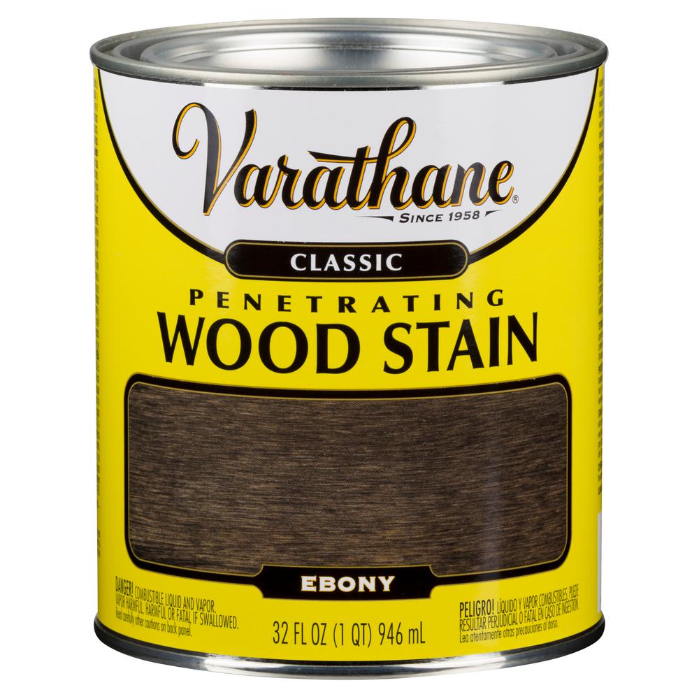 Varathane 1 Qt Ebony Classic Wood Interior Stain