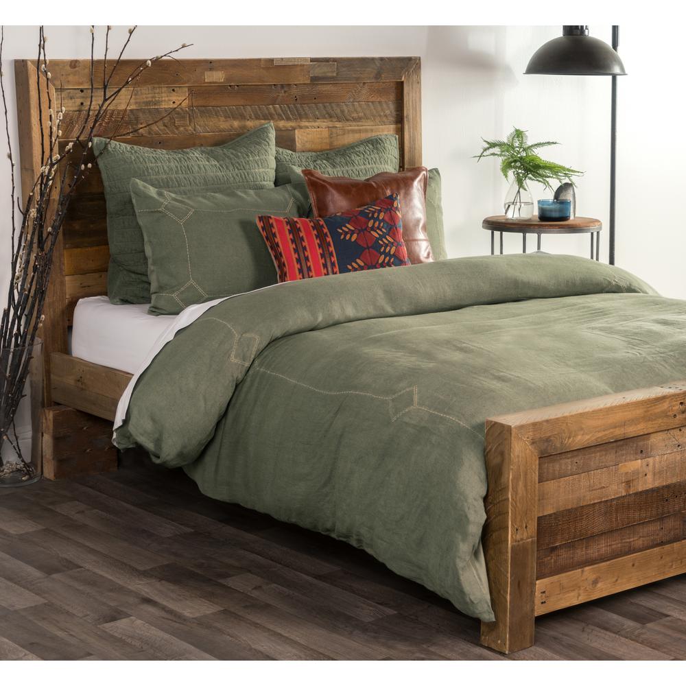 Heirloom Linen Vine Queen Duvet Cover V140811 The Home Depot Heirloom Linen Vine Queen Duvet Cover