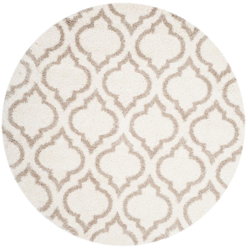 Safavieh Hudson Ivory Beige 7 Ft X Round Area Rug
