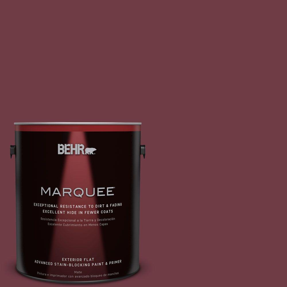 Behr Marquee 1 Gal Bxc 90 Wild Cranberry Flat Exterior Paint Bxc 90 Wild Cranberry Flat Exterior Paint