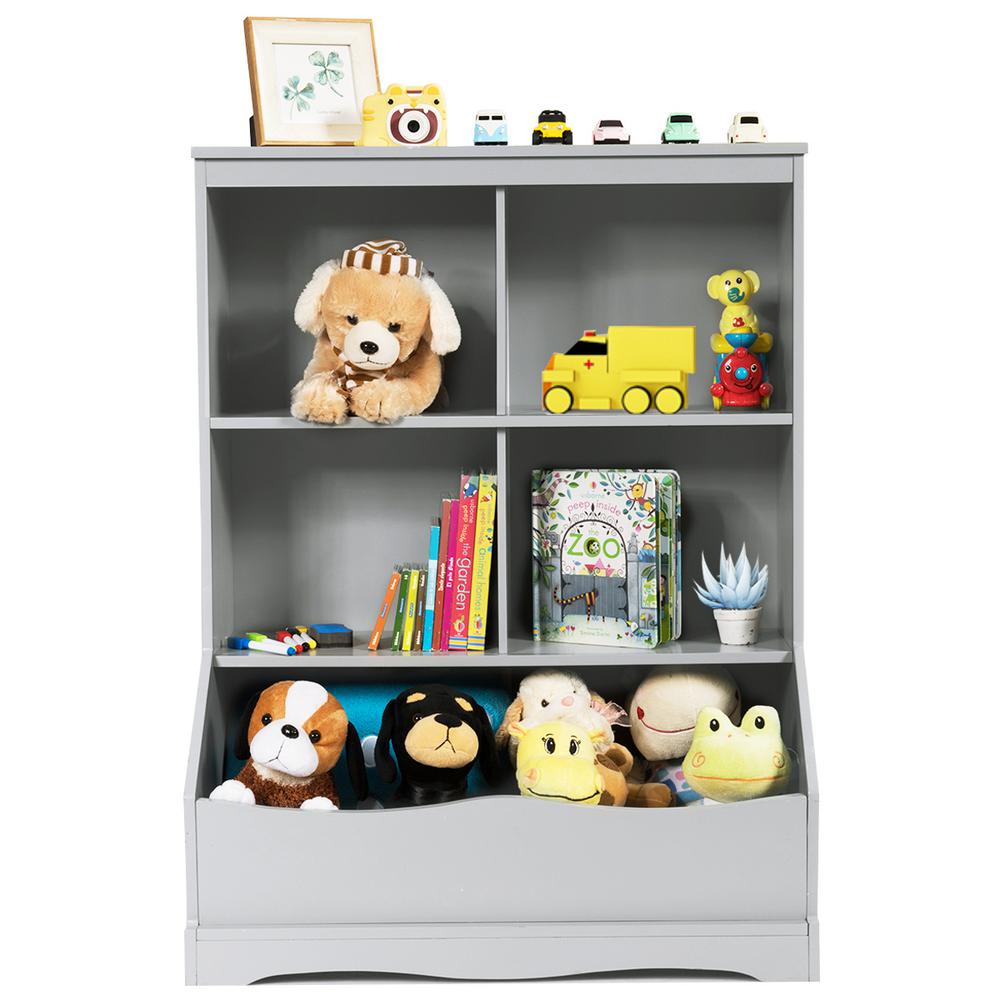 toy storage bookcase unit