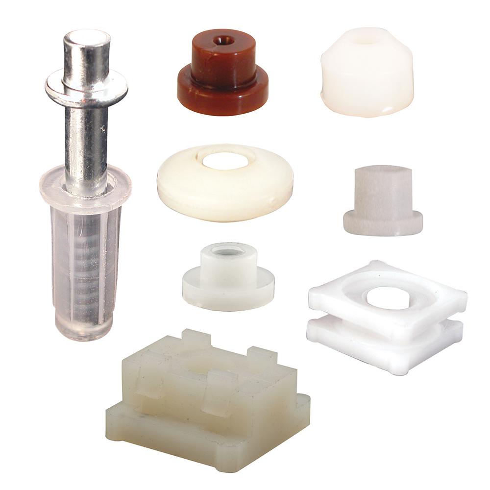 PrimeLine Bifold Door Top Pivot and Cap Repair Kit, Plastic Base Fits