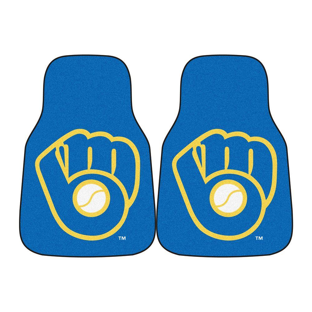 Milwaukee Brewers Floor Mats Interior Car Accessories The