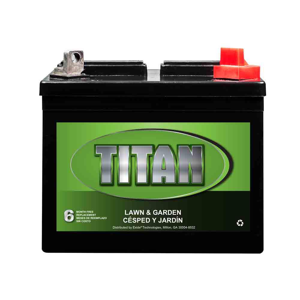 Exide TITAN garden tractor/utility batteries are designed to deliver consis...