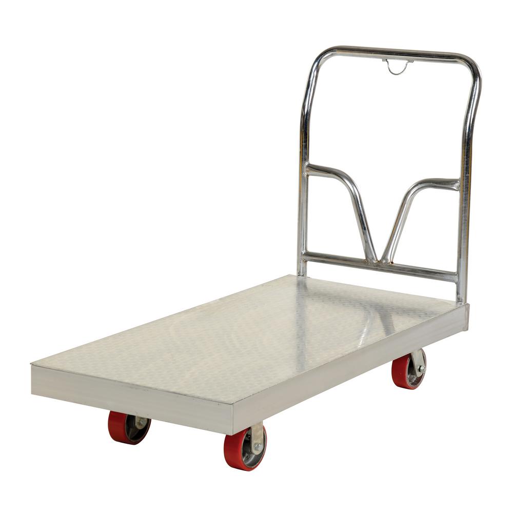 Platform Truck Dollies Aluminum Sheet Deck Material Handling Equipment