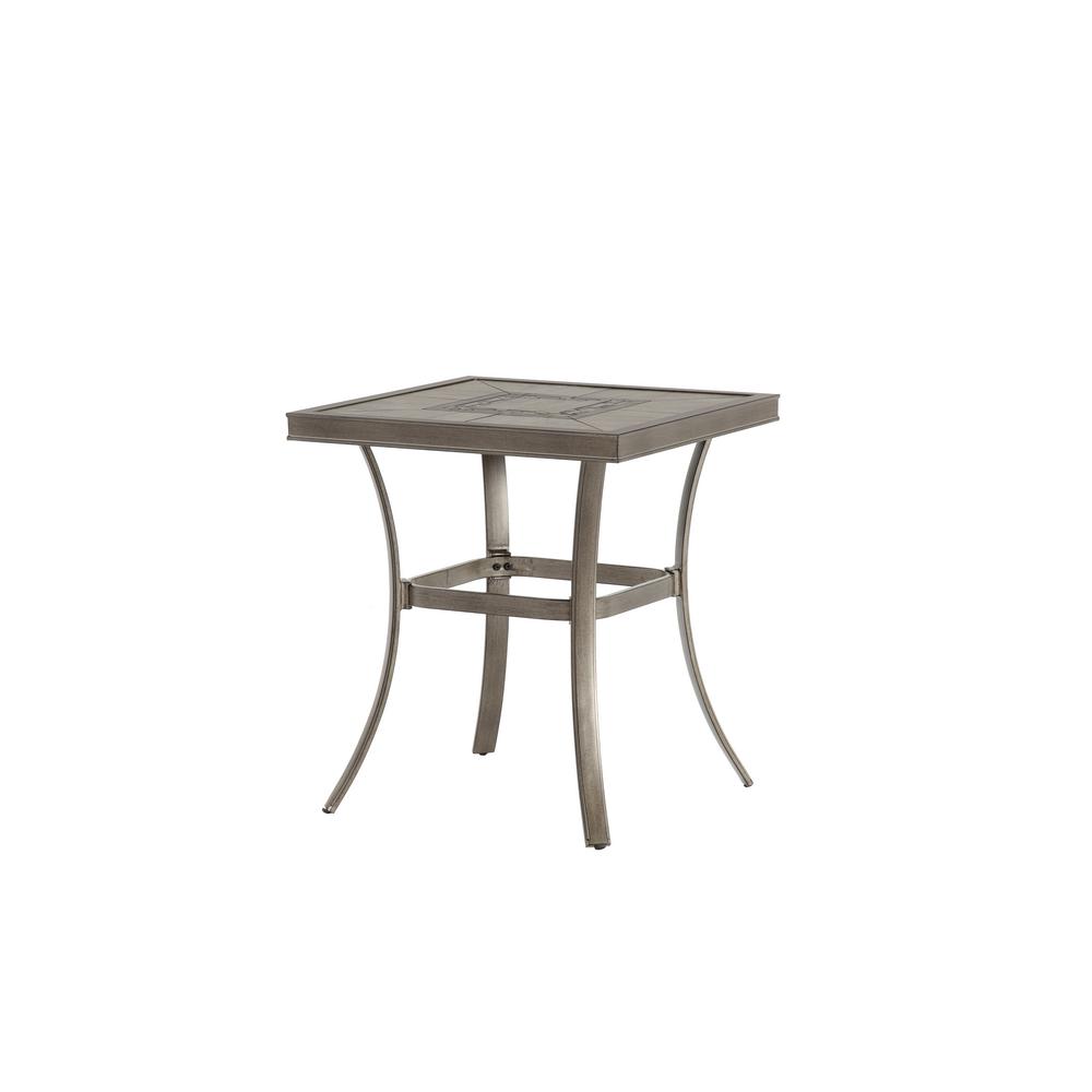 Home Decorators Collection Wilshire Estates 1 Piece Aluminum 26 In Square Grouted Tile Top Patio Bistro Table Home Decorators Collection Wilshire Estates 1 Piece Aluminum 26 In Square Grouted Tile Top Patio Bistro Table