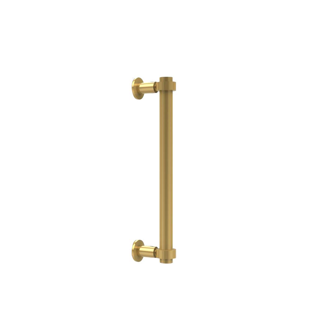 Allied Brass Contemporary 12 In Back To Shower Door Pull Back To Shower Door Pull In Unlacquered Brass