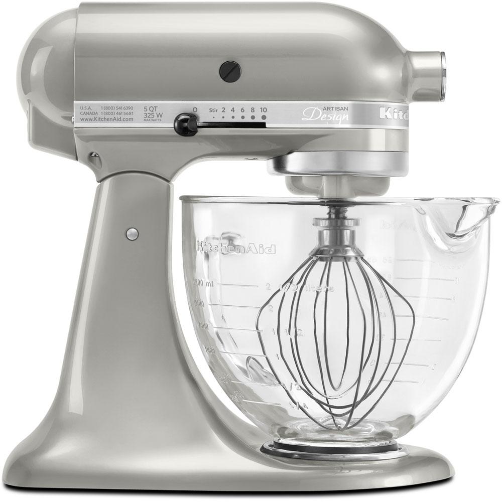 KitchenAid Artisan Designer 5 Qt. Sugar Pearl Silver Stand Mixer by KitchenAid
