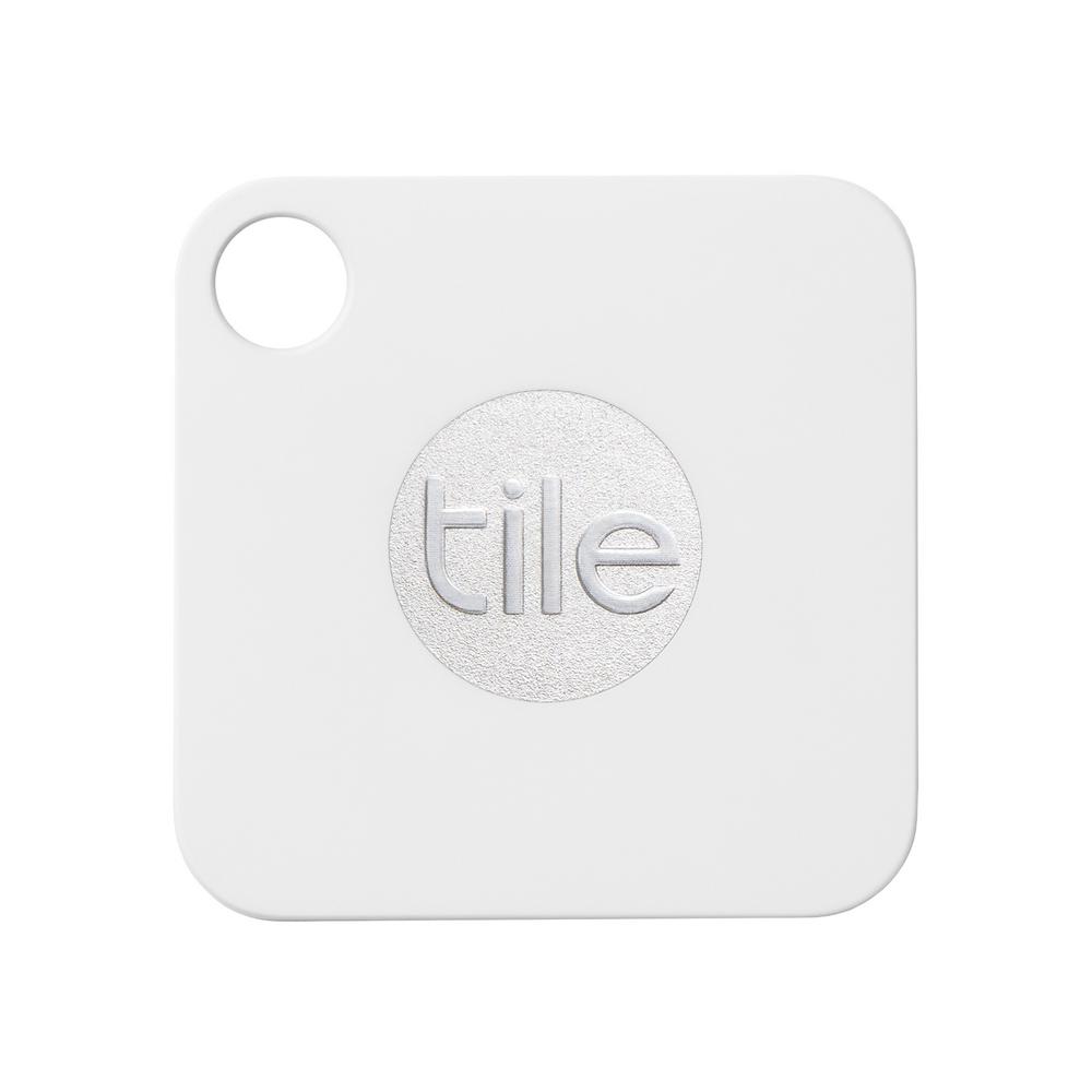 Tile Gps Navigation Systems Home Electronics The Depot Mate Key Phone Item Finder In White