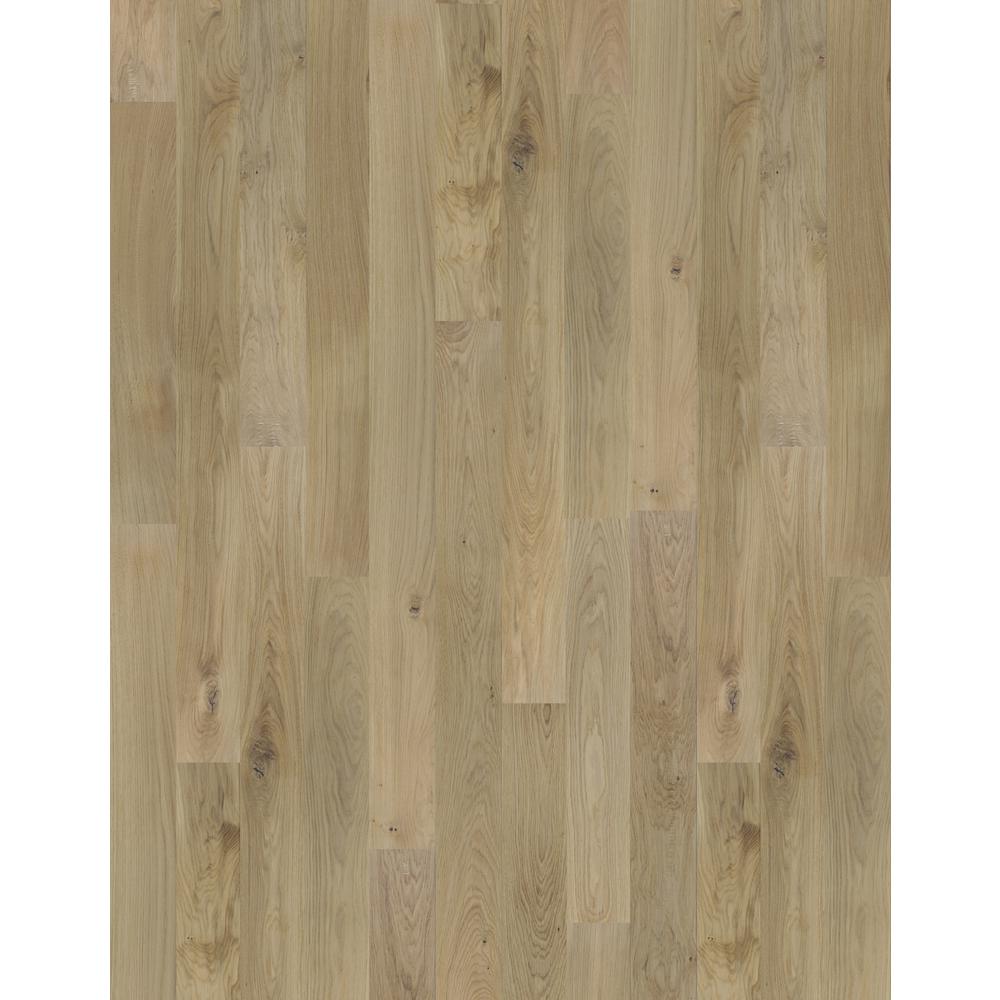 Beasley Smooth White Oak Natural Engineered Hardwood Flooring 1 2