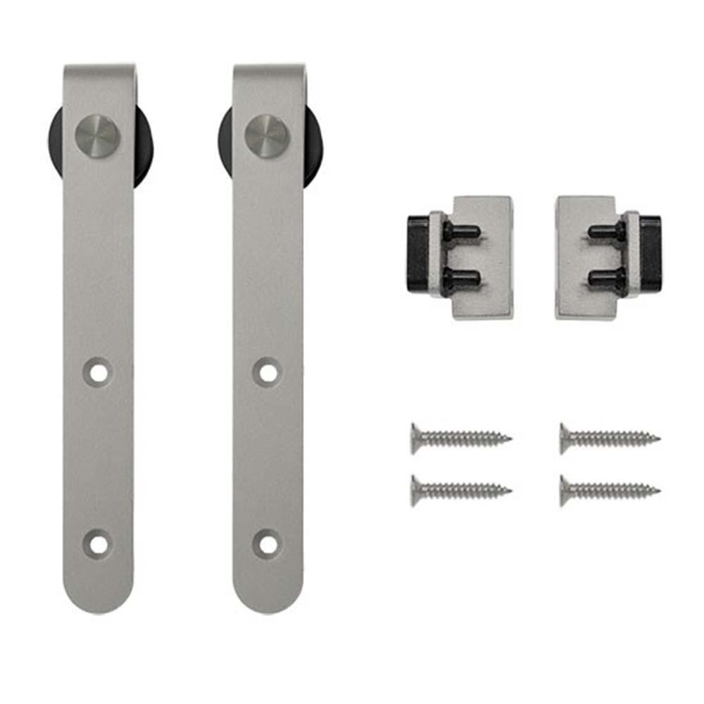 CALHOME Classic Straight Strap Barn Style Sliding Door Hardware