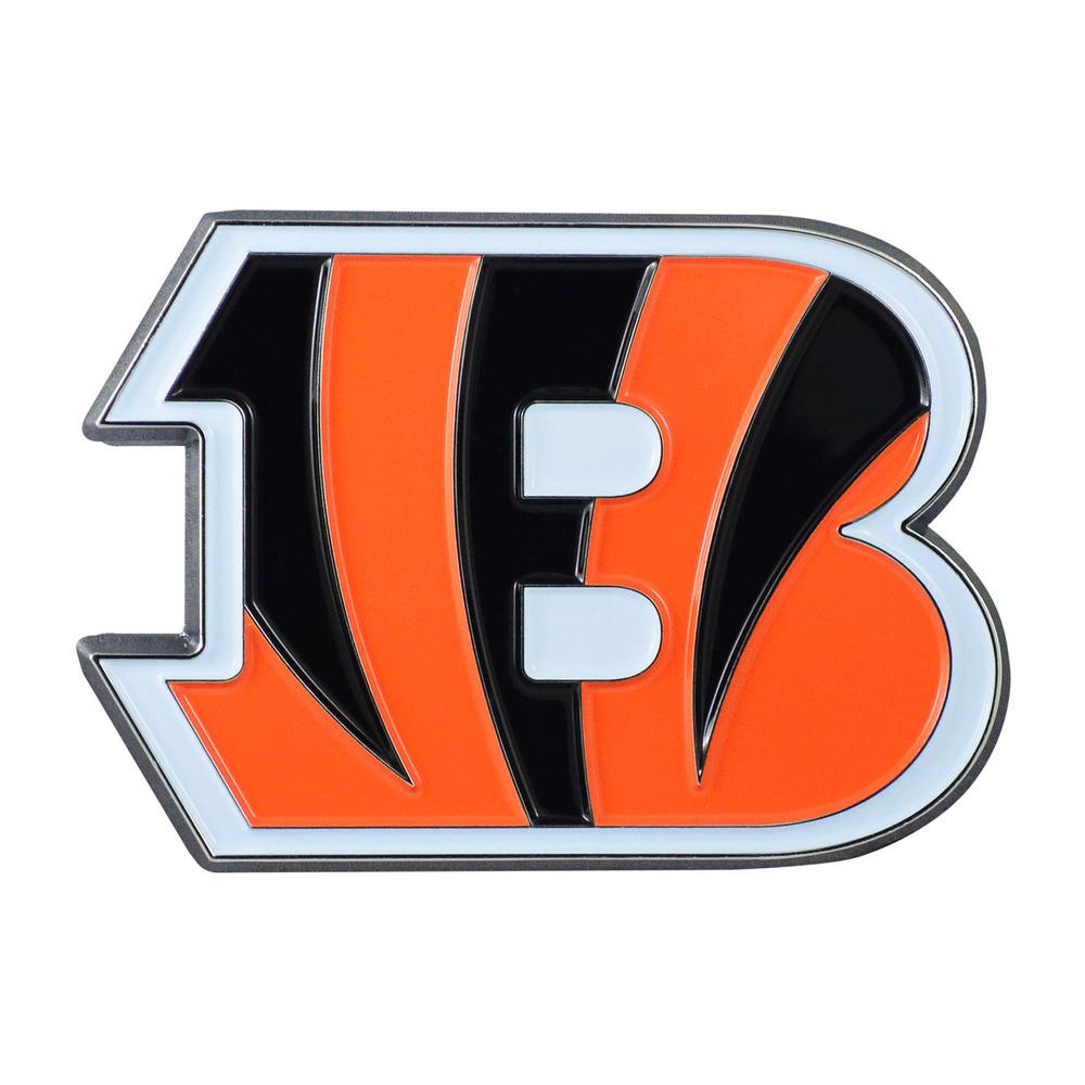 FANMATS NFL - Cincinnati Bengals 3D Molded Full Color Metal Emblem ...