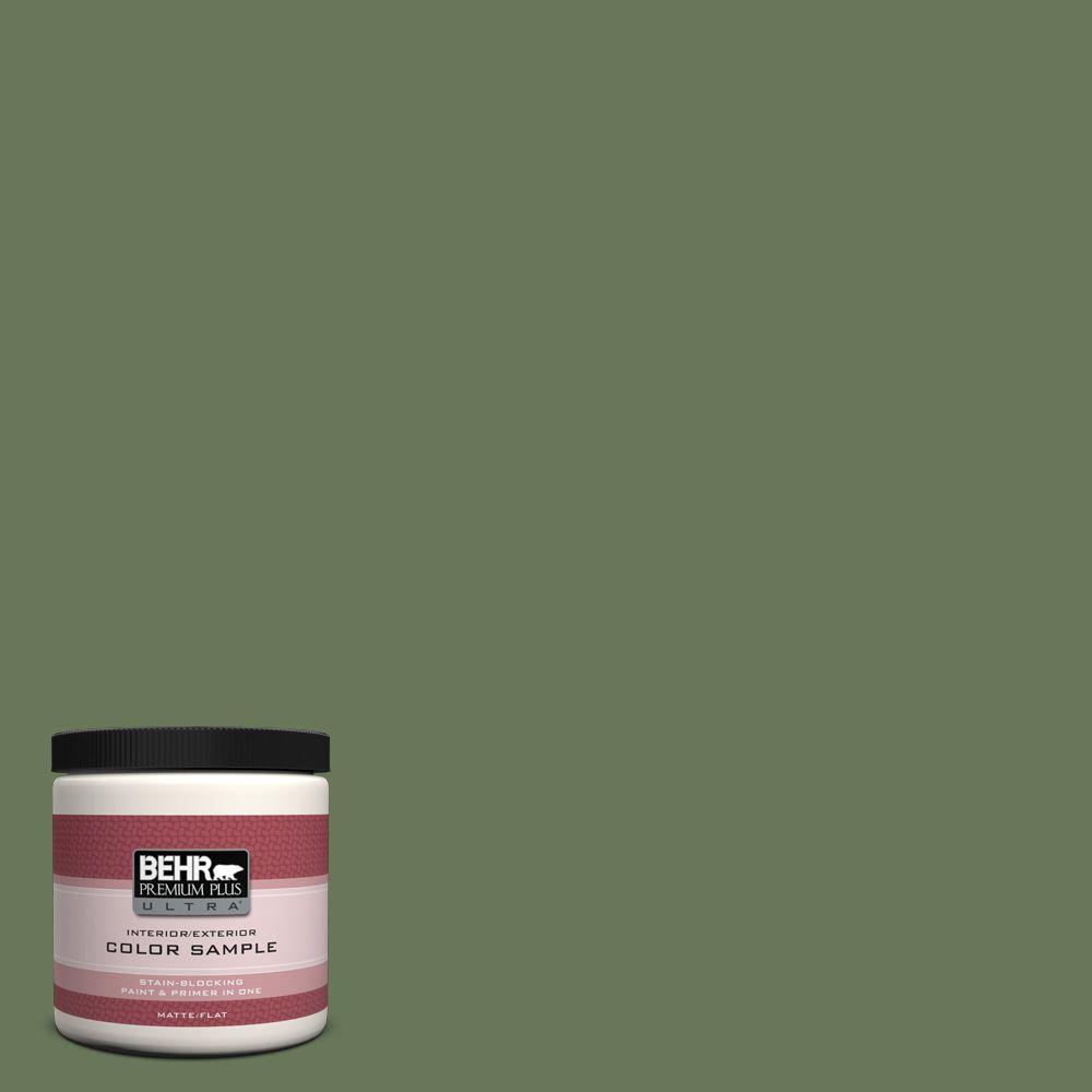 BEHR Premium Plus Ultra 8 oz. 420C2 Water Sprout Matte Interior
