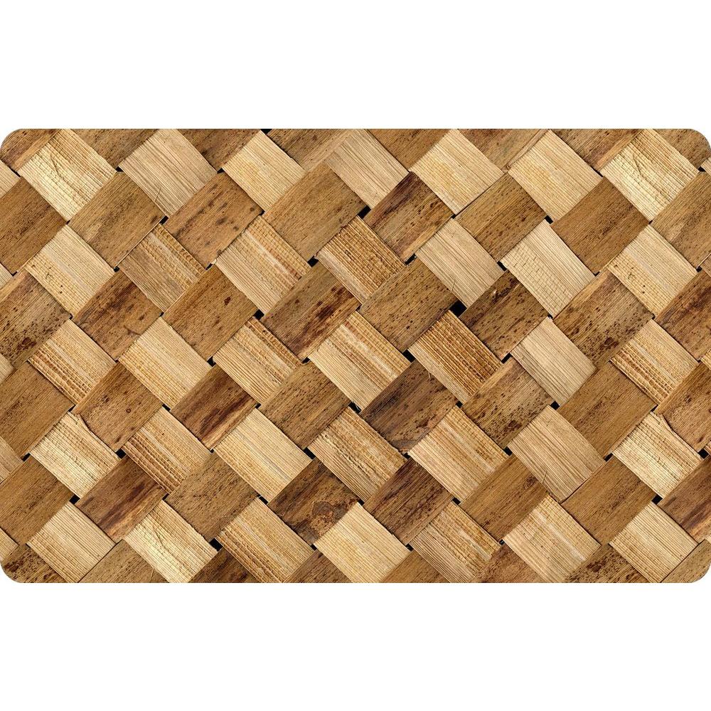 Bungalow Flooring Multi Color 18 in. x 27 in. Neoprene Basketcase Door