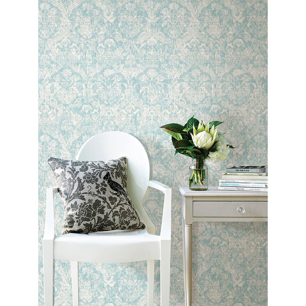 Beacon House Lotus Sky Damask Wallpaper Sample266921753SAM The Home