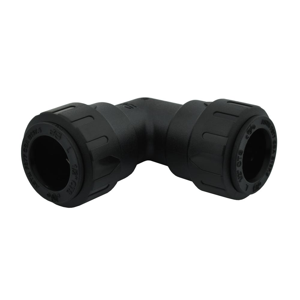 SharkBite ProLock 1/2 in. PushtoConnect Plastic 90Degree Elbow