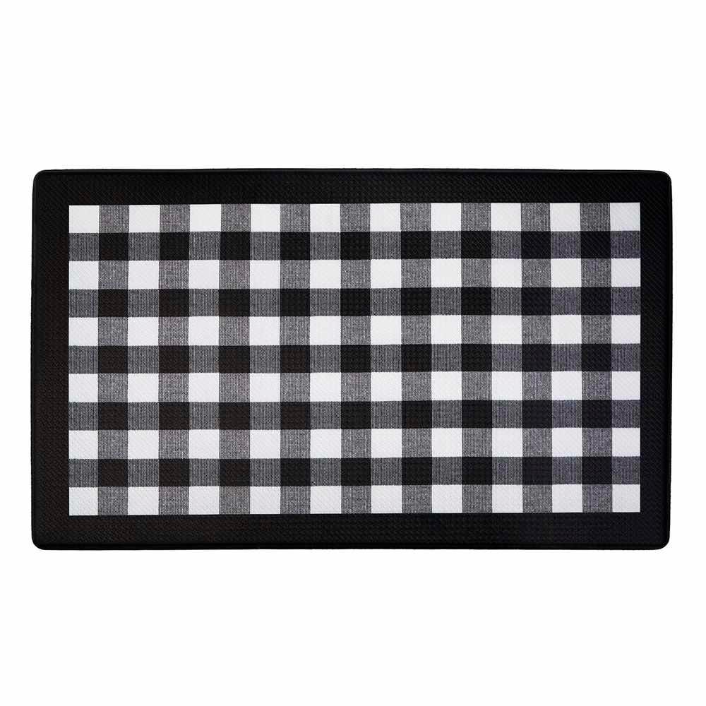 Rectangle Plaid Non Slip Pad Mats Rugs The Home Depot