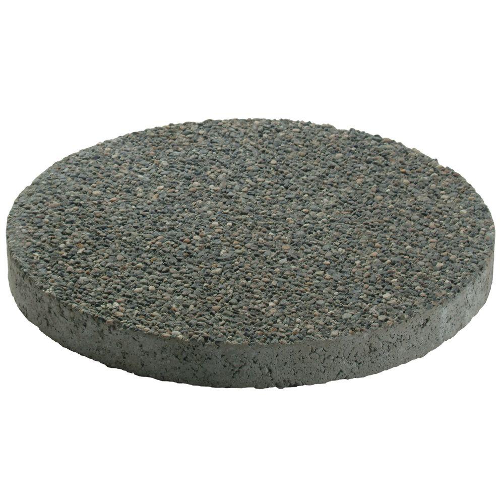 Mutual Materials 16 In X 16 In Round Exposed Aggregate Concrete