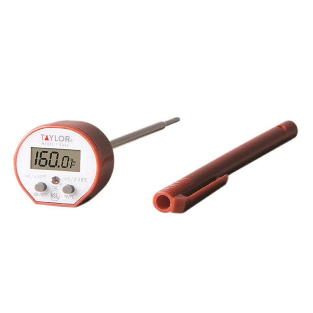 Taylor Multi use Red Digital Instant Read Food Thermometer With 