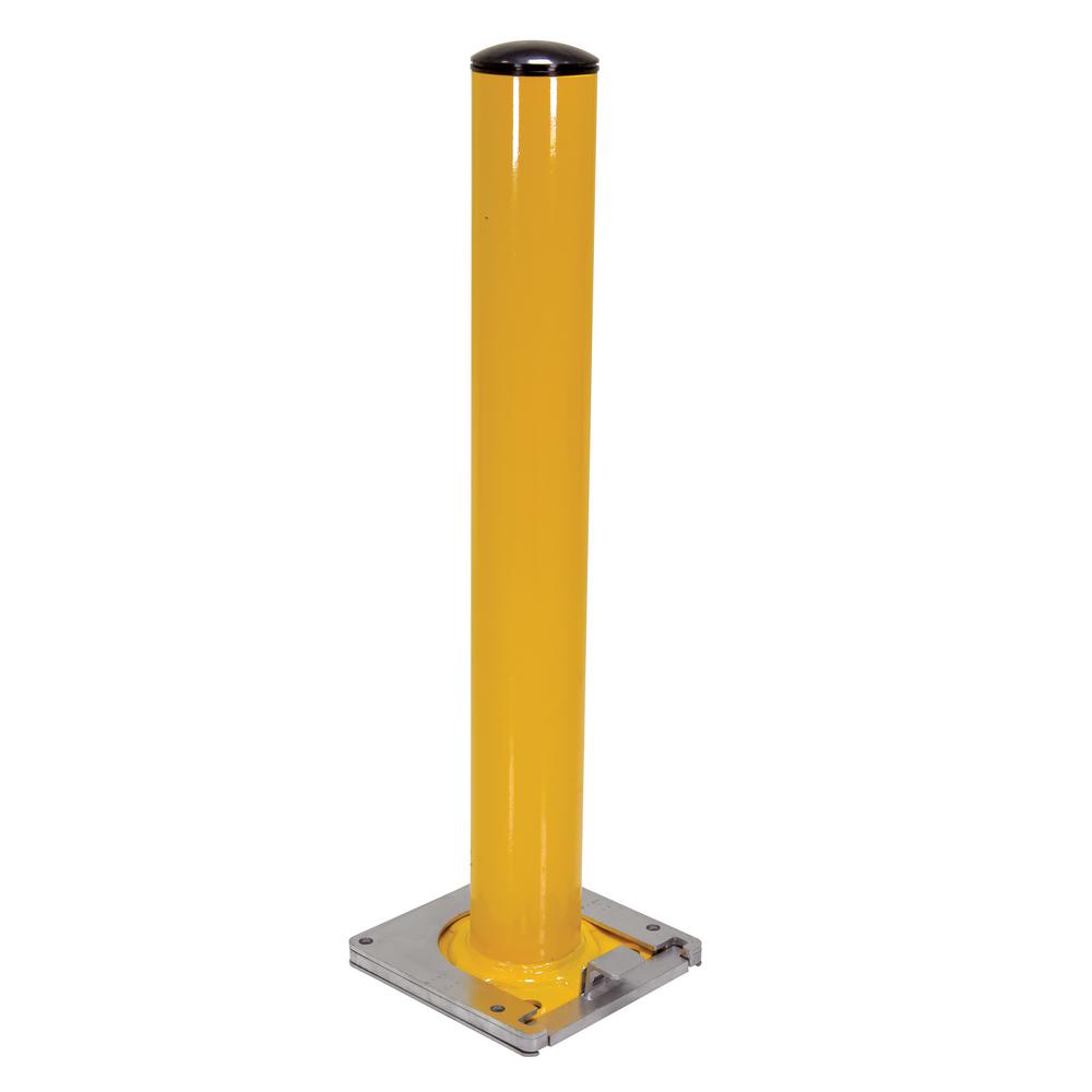 Vestil 42 in. X 1.75 in. Yellow Steel Pipe Safety BollardBOL422
