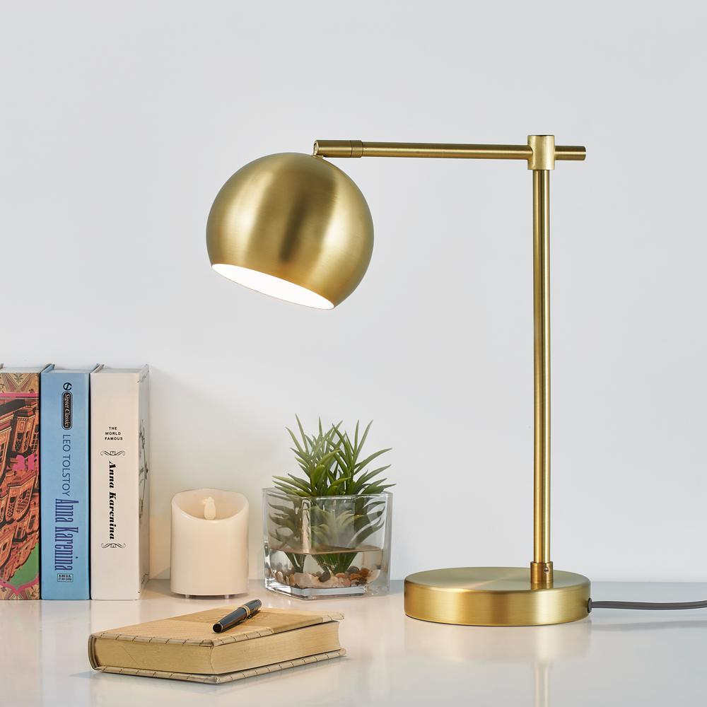 brushed brass table lamps