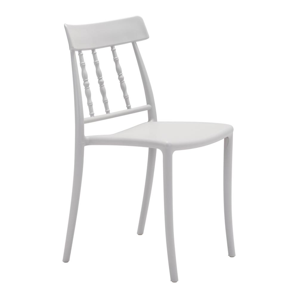 Zuo Rift Gray Plastic Outdoor Dining Chair 2 Pack 703907 The Zuo Rift Gray Plastic Outdoor Dining Chair 2 Pack