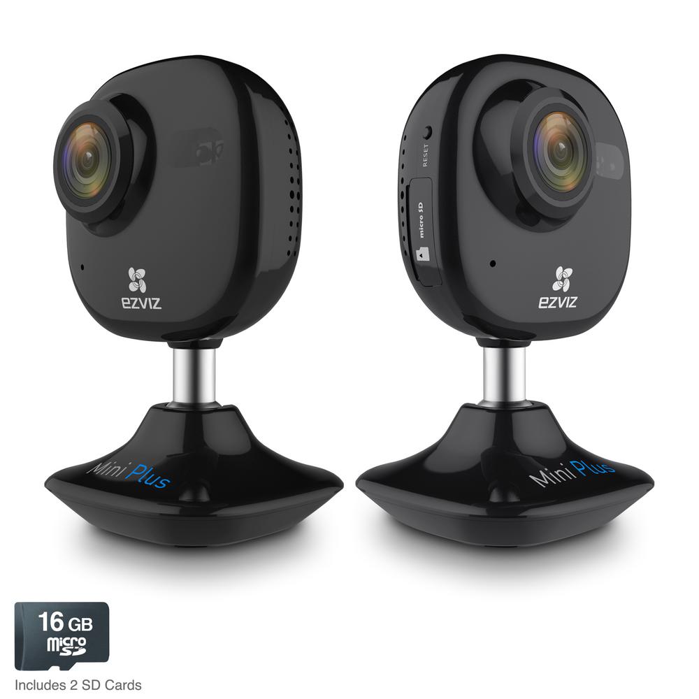 EZVIZ Mini Plus HD 1080p WiFi Video Security Camera 16GB MicroSD Works