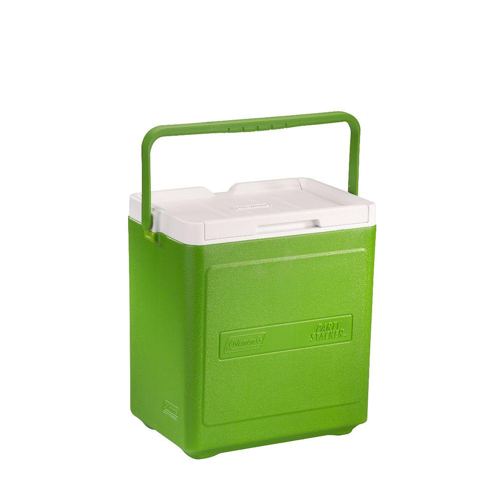 Green Stacker Cooler 20 Can Party Camping Tailgating Food Beverage Cold