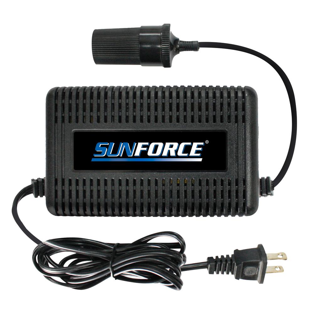 Sunforce 5 8 Amp 12 Volt Ac Dc Power Converter 55522 The Home Depot