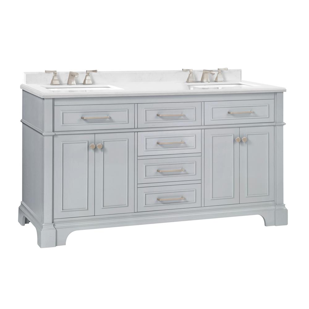 Home Decorators Collection Melpark 60, 60 Double Vanity With Top