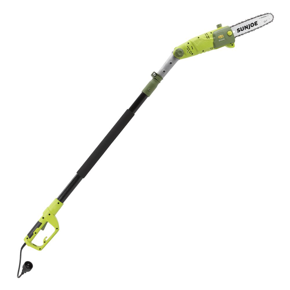 Sun Joe 120 Volts, 960 Watts Electric Pole Chain Saw - 10 In - Green