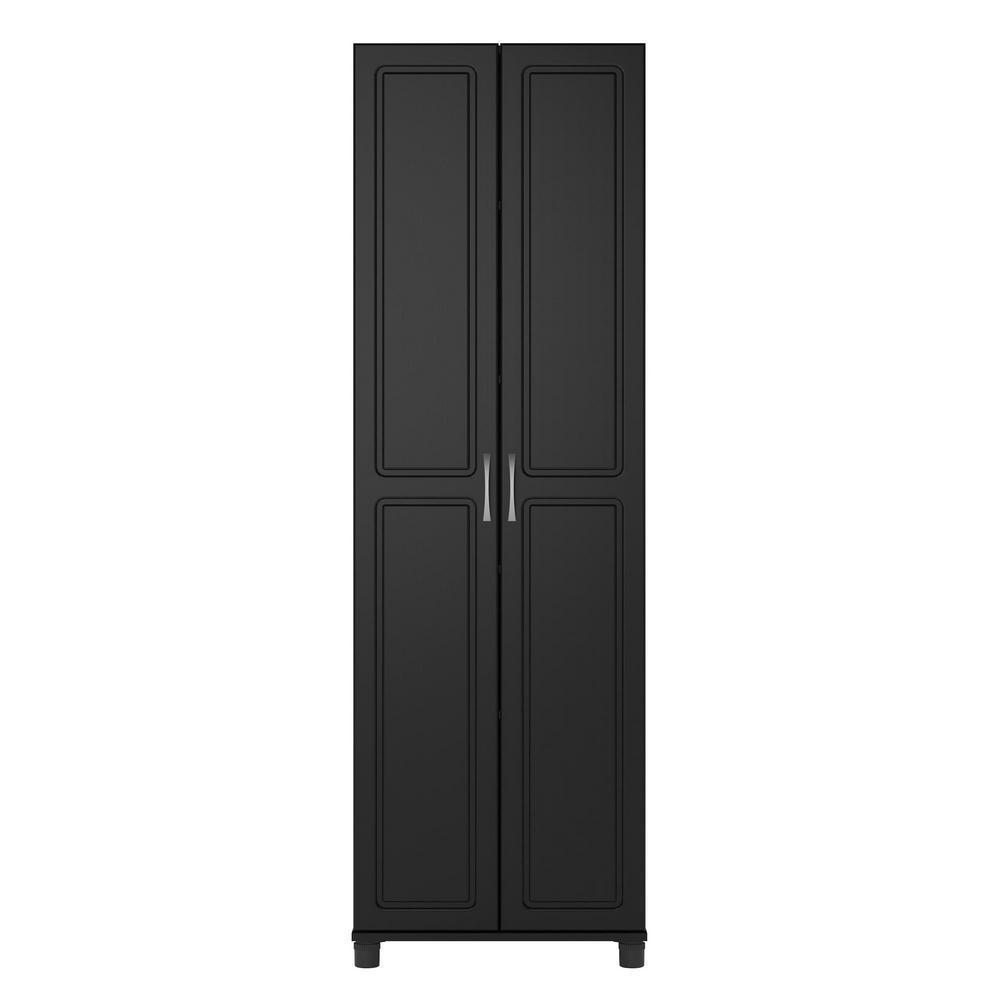 Ameriwood Home System Build Kai 36 In Gray Oak Utility Storage Cabinet Hd11361 The Home Depot