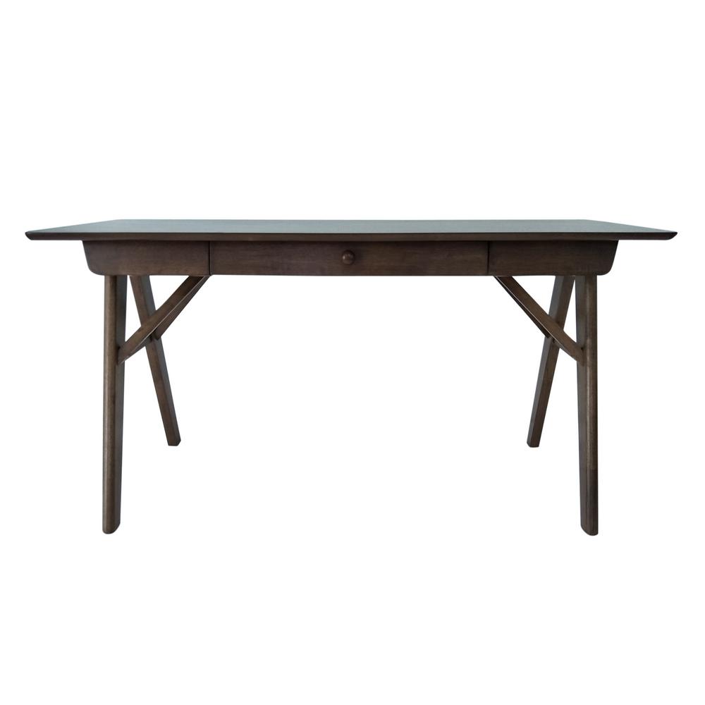 Noble House Vienna Mid Century Modern Walnut Brown Wooden